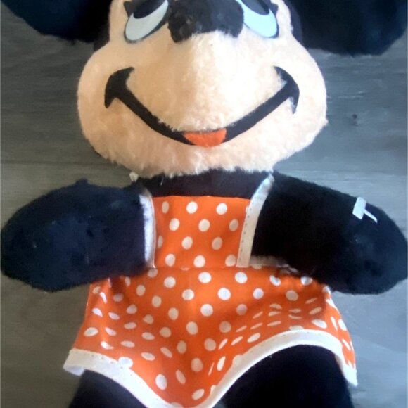 Vintage Walt Disney Characters 17 Inch Minnie Mouse Stuffed Character-GUC - Picture 3 of 8